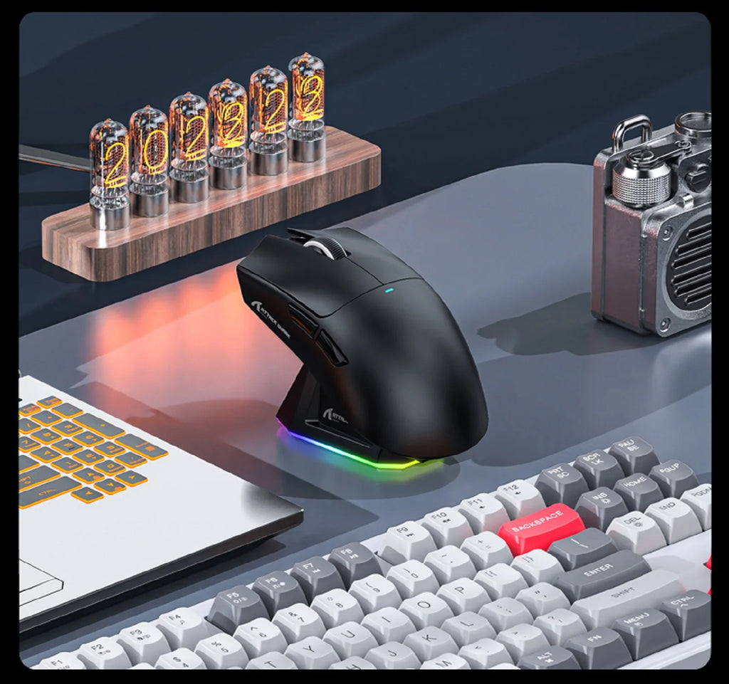 Attack Shark X11&R1 Wireless Gaming Mouse - Tri-Mode , PAW3311 Sensor,22K DPI, 400 IPS, RGB PC Gaming Mouse