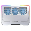 Ice Demon Notebook Air-cooled Cooling Pad with RGB Colorful Light 3 Fans Cooling Radiator Bracket Suit for 12.1-17.3 Inch Laptop