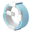 60W PD Nylon Braided USB-C to USB C Fast Charger Cable For iPhone 17 16 15 /Pro Max Compatibility Samsung Type C Fast Charging