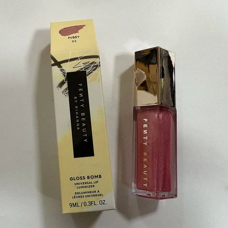 Fashion Hot Fenty Beauty Lip Gloss Multicolor Moisten Shine Glitter Lip Plumper Makeup Beginner Liquid Lipstick Makeup Cosmetics
