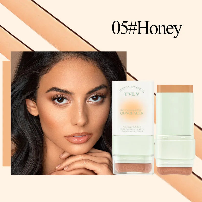 TVLV Lightweight Concealer Foundation Cream Hydrating Concealer Waterproof Sweatproof Non-Caking Eraser Foundation Makeup