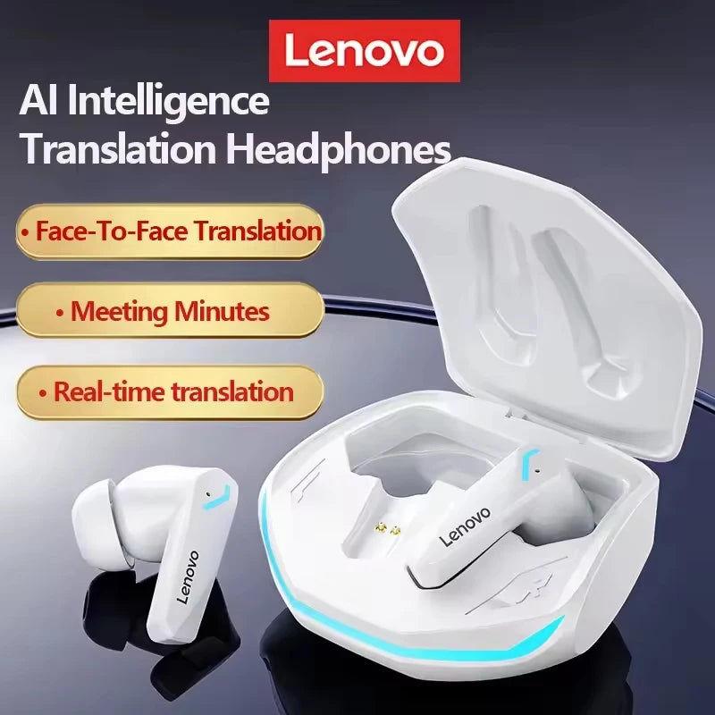 Lenovo Bluetooth Wireless Headphones Built In Microphone USB Type C Charging Port Noise Isolating Comfortable Over Ear Headset C
