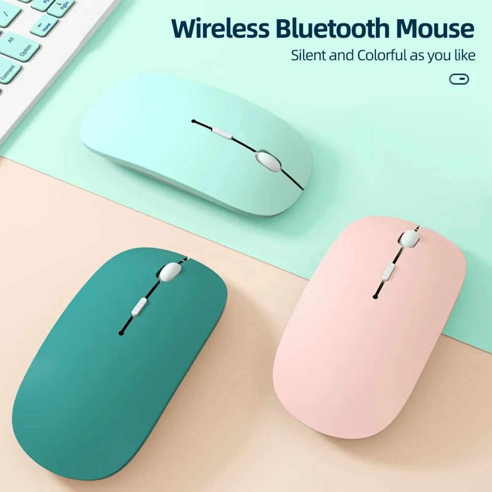 Bluetooth Wireless Mouse Replaceable Battery Mouse For Computer Laptop PC Macbook Air Gaming Mouse Gamer 2.4GHz 800/1200/1600DPI