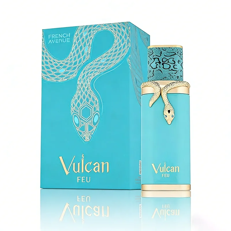 Fragrance Vulcan Feu 100ml Dubai Arabian Unisex Perfume Natural Fresh & Delicate Scent Lasting-scent Perfume for Romantic Dates