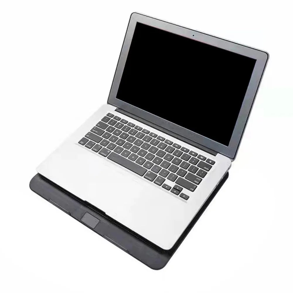 Portable Adjustable Laptop Cooling Pad USB Port LED Light Laptop Cooler Fan Metal Mesh Notebook Cooler Study