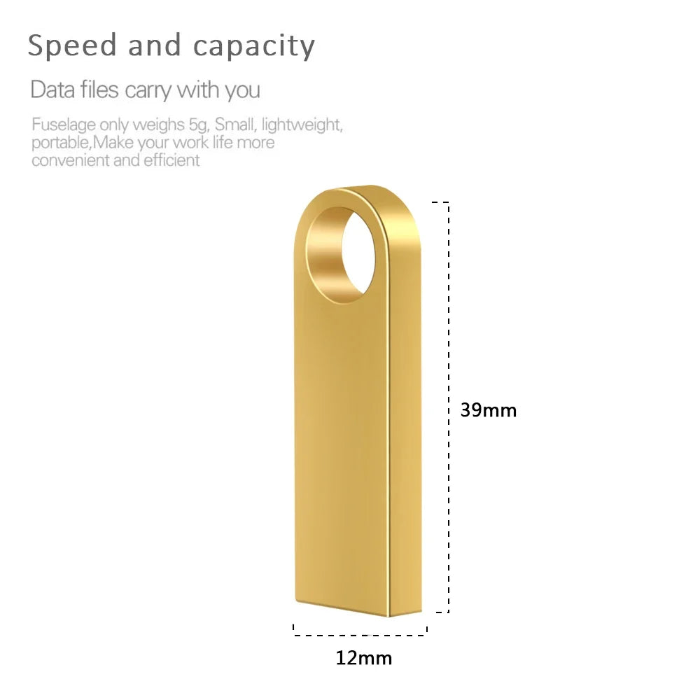 10pcs/lot custom logo Usb Flash Drive 4gb 8gb 16gb pendrive 32gb Memory Stick USB 2.0 Flash usb Stick Metal customized pen drive