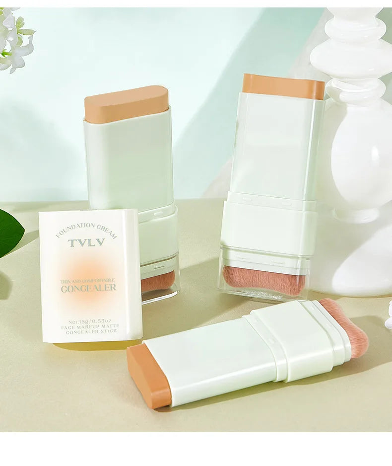 TVLV Lightweight Concealer Foundation Cream Hydrating Concealer Waterproof Sweatproof Non-Caking Eraser Foundation Makeup