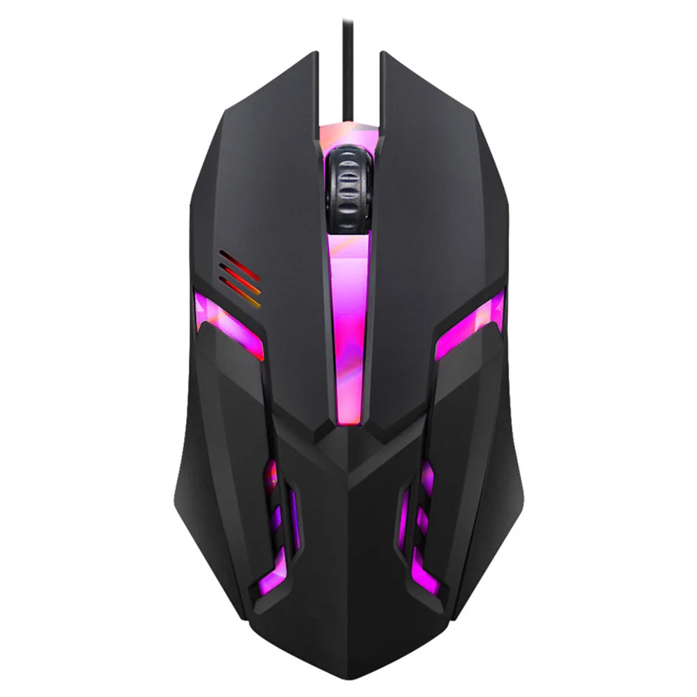 Kebidumei USB Wired Mouse Colorful LED Gaming Mouse 5000 DPI Wired Mice Optical Wired Gamer Mouse For Desktop Laptop PC Computer