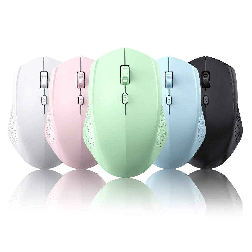 Dual-Mode Bluetooth 5.2 Mouse 2.4G Wireless Mouse Office Silent Mouse Rechargeable Gaming Mouse 1600DPI Mice For Laptop Computer