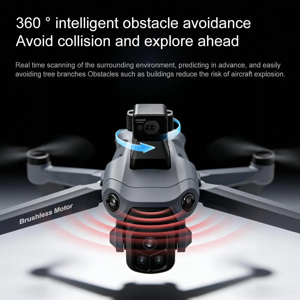 Lenovo V918 MAX GPS Drone 360° Laser obstacle avoidance 8K Professional Camera 3 Batteries WIFI Brushless RC Dron Quadcopter
