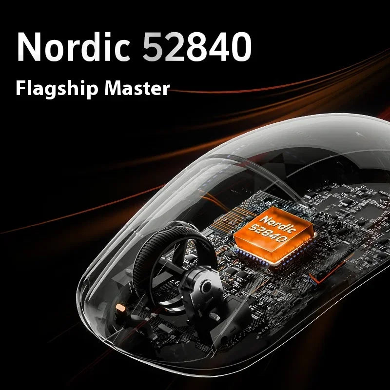 ATK A9 E-sports Mouse Wireless Tri-mode Star Flash Lightweight Long Endurance Gaming Mice Customization PC Accessories Gifts