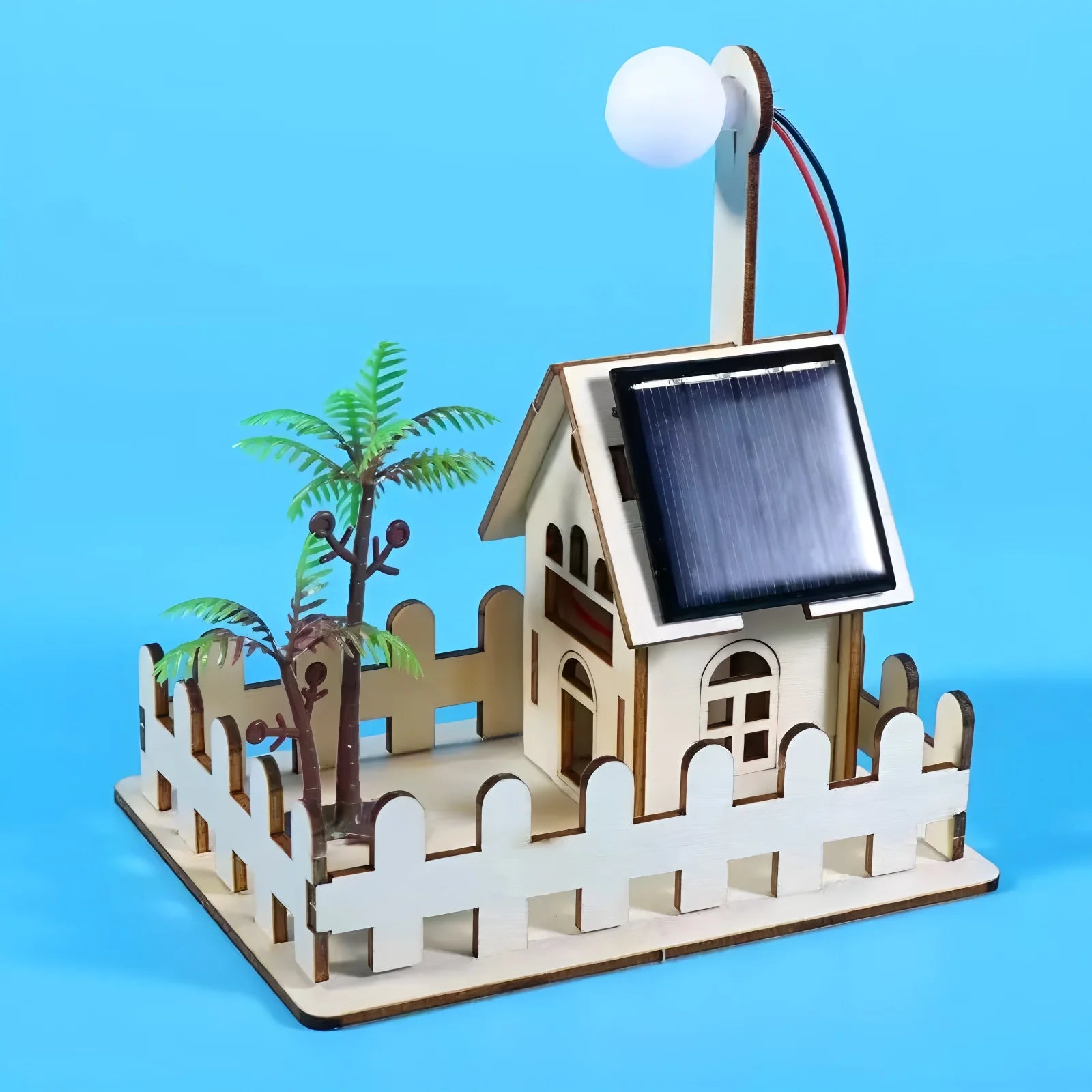 Solar  children's science and education experiment Diy handcrafted assembly model Children's science and education gift