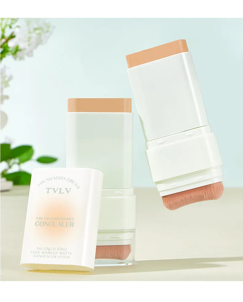 TVLV Lightweight Concealer Foundation Cream Hydrating Concealer Waterproof Sweatproof Non-Caking Eraser Foundation Makeup