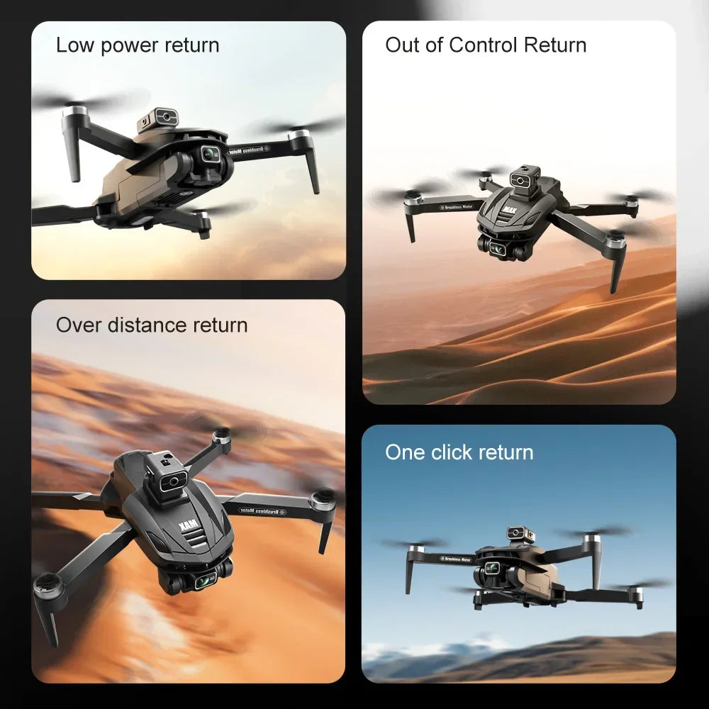 Lenovo V168 MAX GPS 4K Drone Professional Three Camera 8K Wide Angle Optical Localization Four-way Obstacle Avoidance Quadcopter