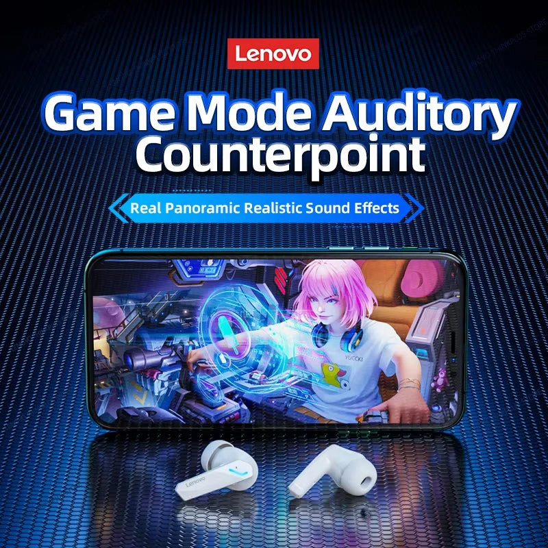 Lenovo Bluetooth Wireless Headphones Built In Microphone USB Type C Charging Port Noise Isolating Comfortable Over Ear Headset C