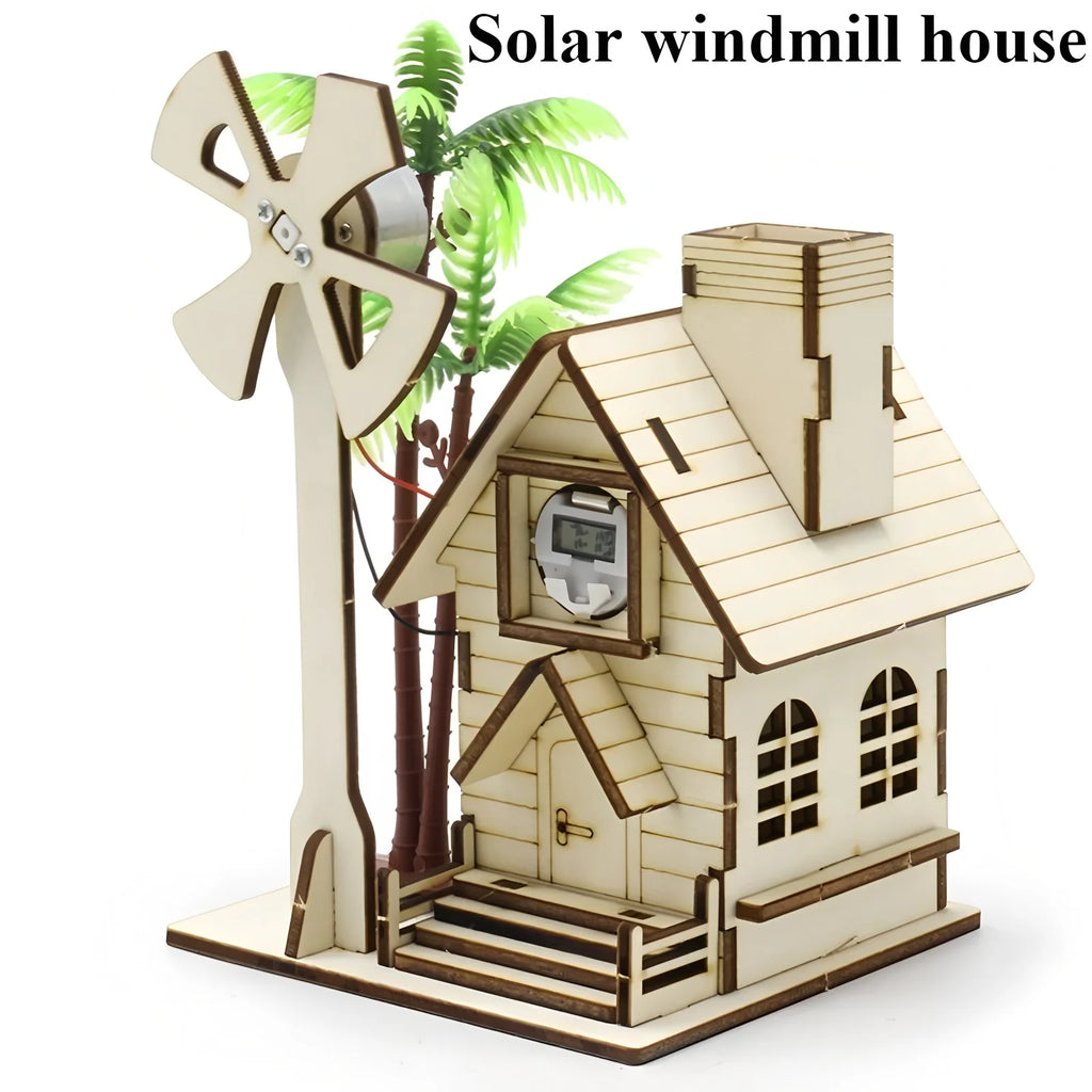 Solar  children's science and education experiment Diy handcrafted assembly model Children's science and education gift
