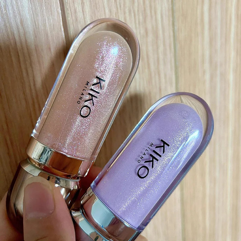New 3D Hydra LipGloss Non-fading Waterproof Blusher Moisturizing Shimmer Makeup Lip Gloss Lipstick Brun Rose Pearly Mauve Liner