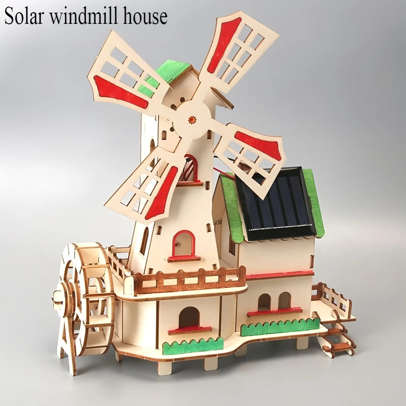 Solar  children's science and education experiment Diy handcrafted assembly model Children's science and education gift