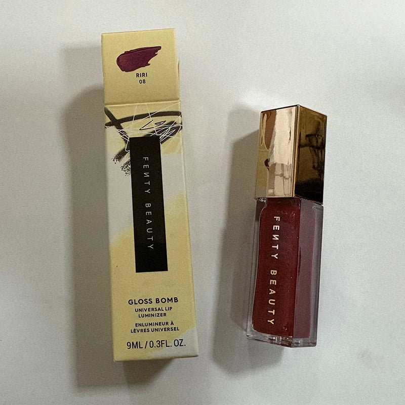 Brand Fenty Beauty Lip Gloss Glaze Moisten Shine Glitter Lip Plumper Makeup For Beginner Liquid Lipstick Female Makeup Cosmetics