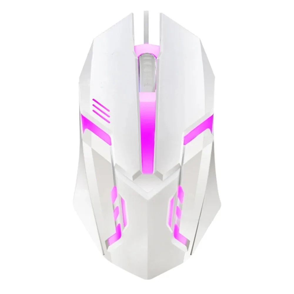 Kebidumei USB Wired Mouse Colorful LED Gaming Mouse 5000 DPI Wired Mice Optical Wired Gamer Mouse For Desktop Laptop PC Computer