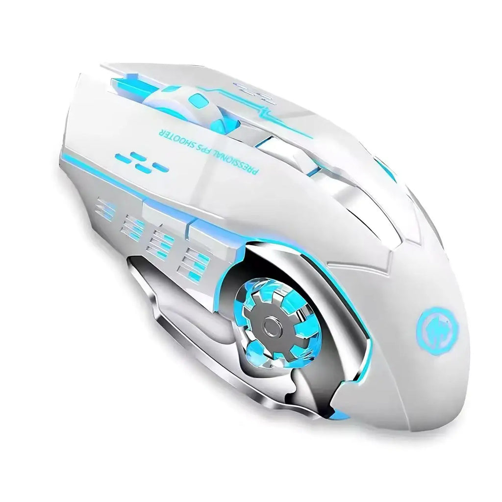 Wireless Luminous Mouse Silent Rechargeable Gaming Mice Mechanical E-sports Office Mouse For Laptop PC Computer Peripherals