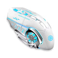 Wireless Luminous Mouse Silent Rechargeable Gaming Mice Mechanical E-sports Office Mouse For Laptop PC Computer Peripherals