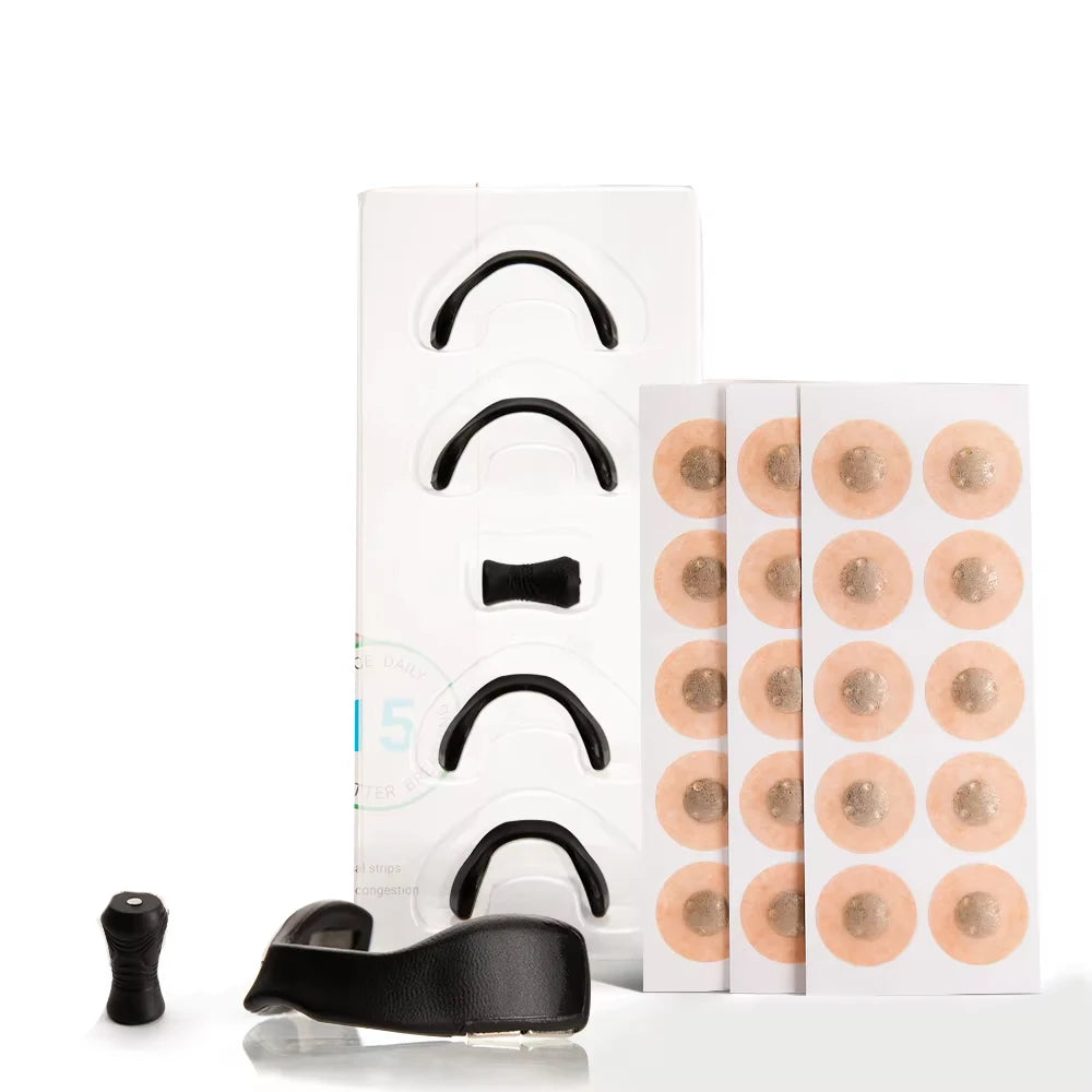 Sports Nasal Dilators Nasal Breathing Dilators Starter Kits,anti-Snoring Nose Strips,magnetic Nasal Strips Increase Air Sleep