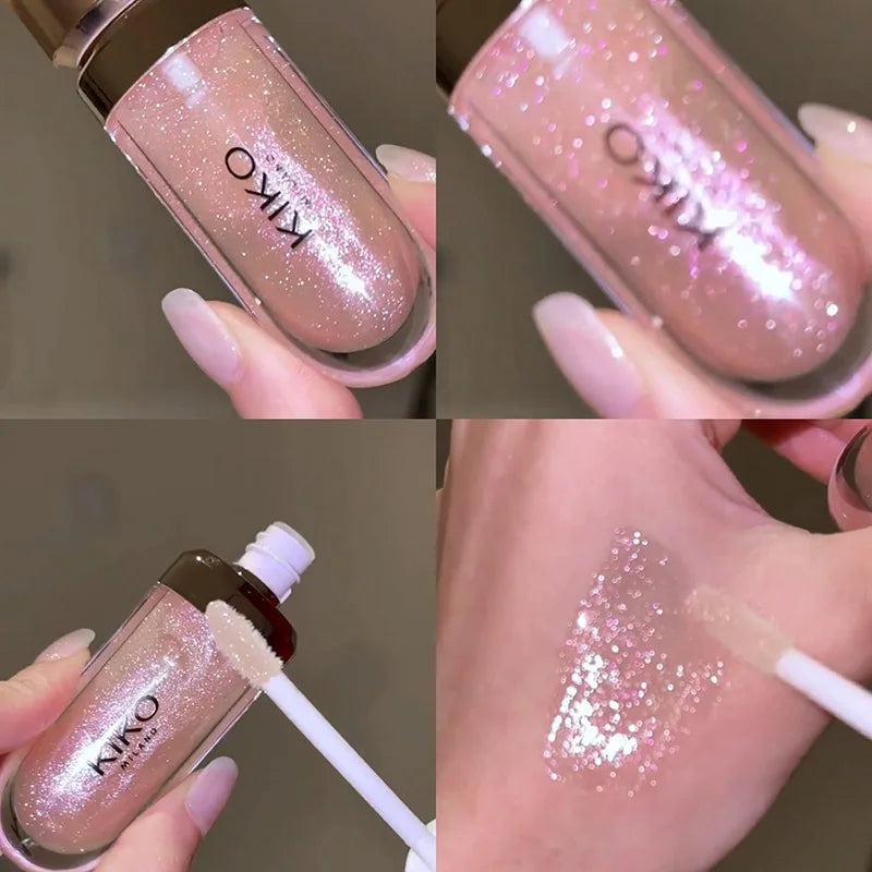 New 3D Hydra LipGloss Non-fading Waterproof Blusher Moisturizing Shimmer Makeup Lip Gloss Lipstick Brun Rose Pearly Mauve Liner