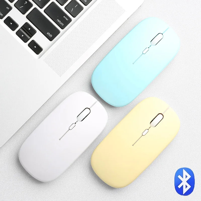 Bluetooth Wireless Mouse Replaceable Battery Mouse For Computer Laptop PC Macbook Air Gaming Mouse Gamer 2.4GHz 800/1200/1600DPI