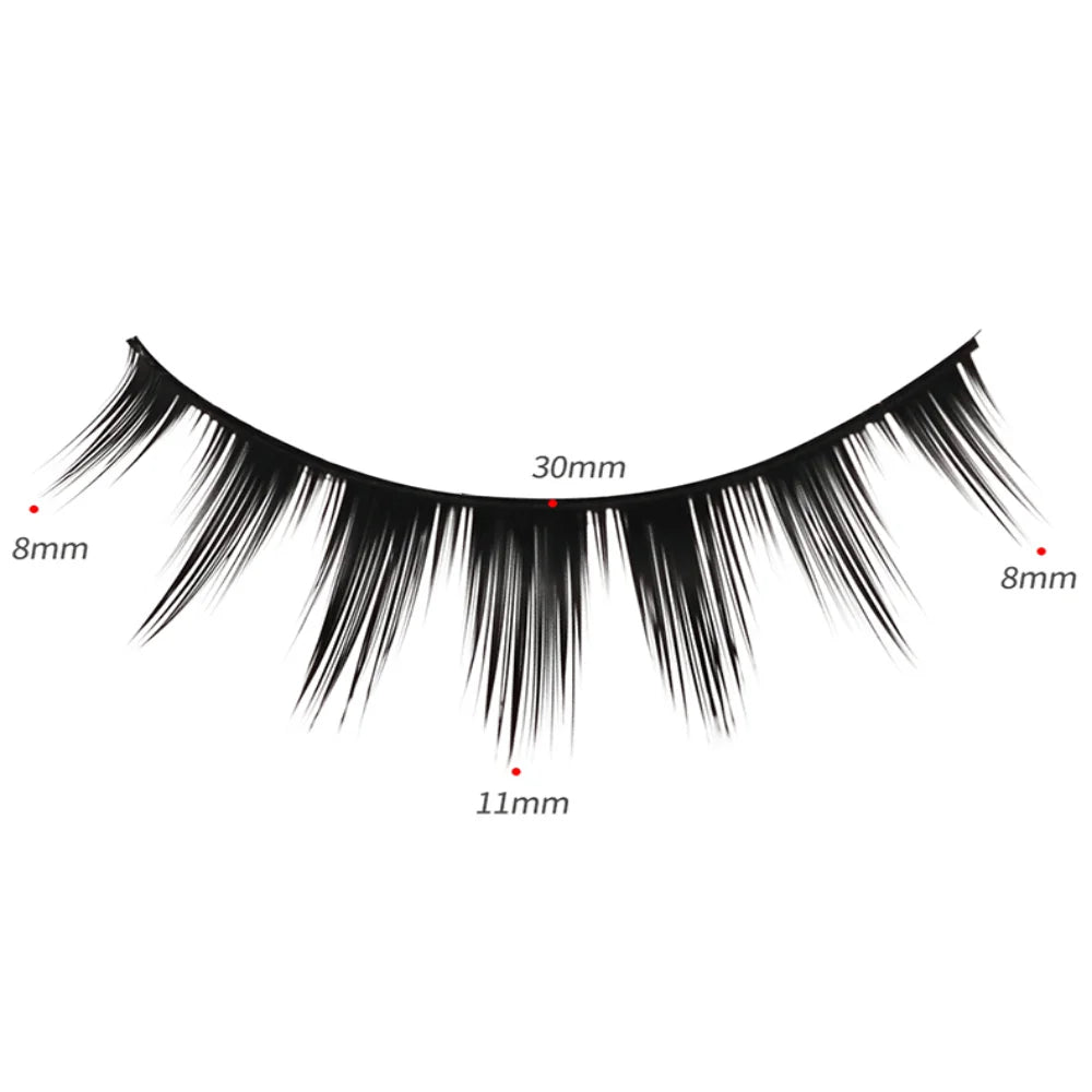 10 Pairs New Cosplay Air False Eyelashes Natural Thin Band Eyelashes Japanese Simulation Lashes Extension Makeup Big Devil