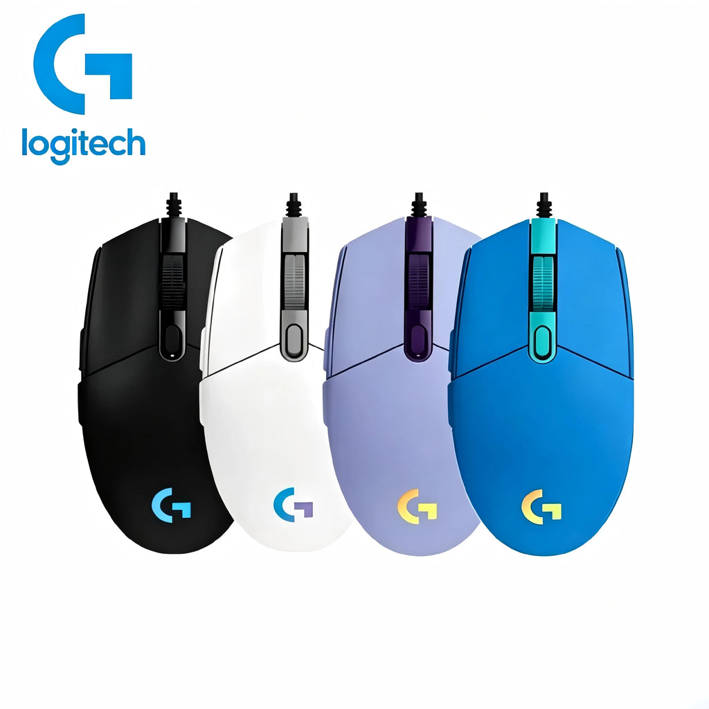Logitech G102 Mouse Wired Gaming Mouse 8000DPI Optical Effect Esports G102 USB Wired Mouse with PC