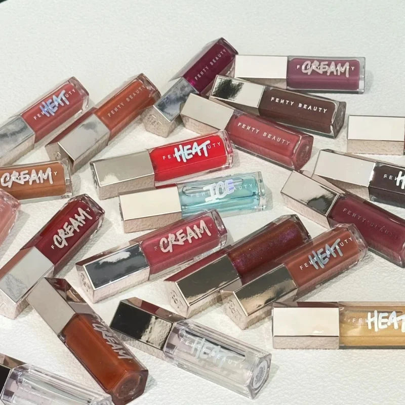 Fashion Hot Fenty Beauty Lip Gloss Multicolor Moisten Shine Glitter Lip Plumper Makeup Beginner Liquid Lipstick Makeup Cosmetics
