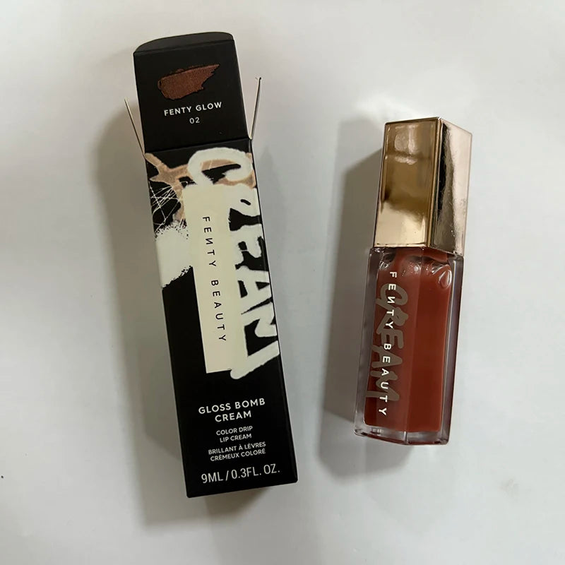 Fashion Hot Fenty Beauty Lip Gloss Multicolor Moisten Shine Glitter Lip Plumper Makeup Beginner Liquid Lipstick Makeup Cosmetics