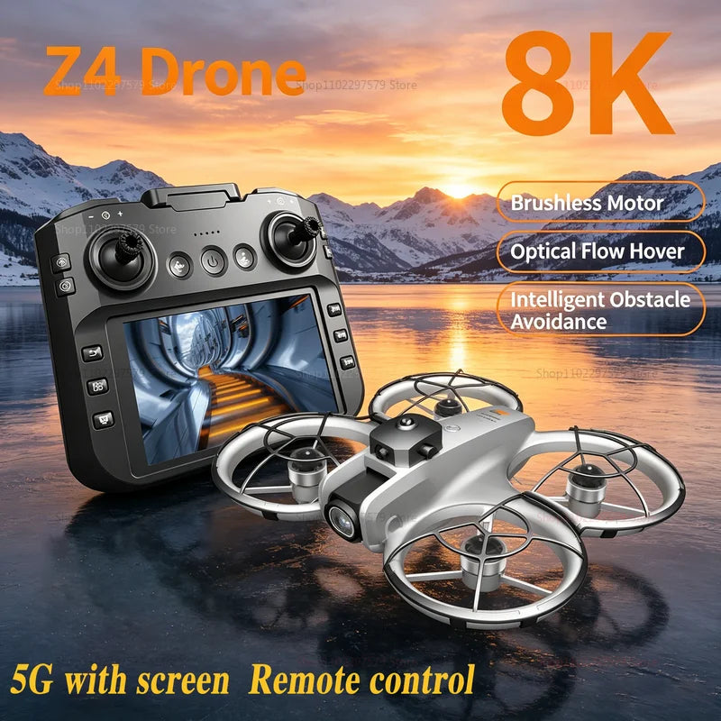 Z4 Drone 8K WIFI GPS Professional HD Dual Camera Quadcopter Remote Control UAV Adults Aerial Photography Toy Drone for Beginners