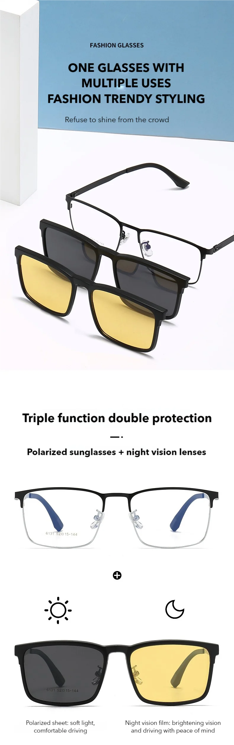 KANSEPT Men Magnets Clip-on Eyeglass Glasses in Trend Lunettes De Lecture Myopia Lenses to Read Eyeglasses Women's Eyepieces