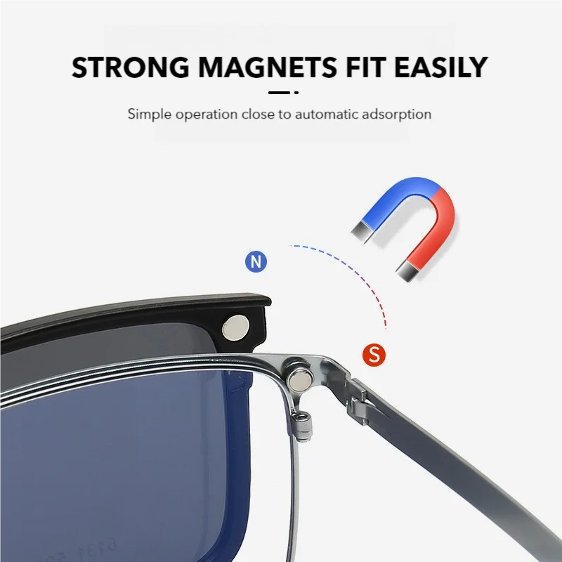 KANSEPT Men Magnets Clip-on Eyeglass Glasses in Trend Lunettes De Lecture Myopia Lenses to Read Eyeglasses Women's Eyepieces