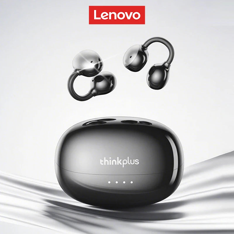 Lenovo LK6 Over Ear Wireless Bluetooth 5.4 Headphones Sound Quality Noise Reduction Ear Clip Earphones Long Endurance Earsets