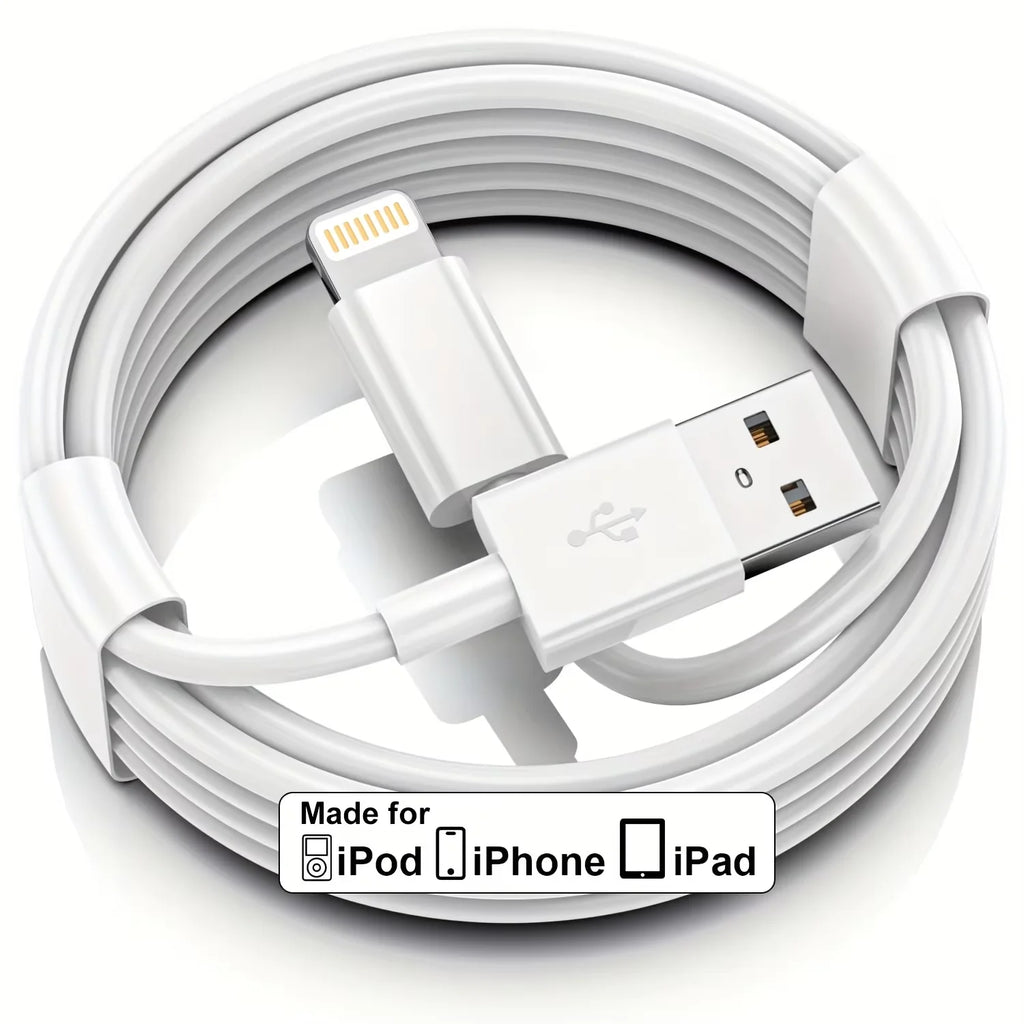 MFI certified charger cable suitable for iPhone 10 FT USB to Lightning data cable suitable for iPhone 14 13 12 11 XS XR X 7 6