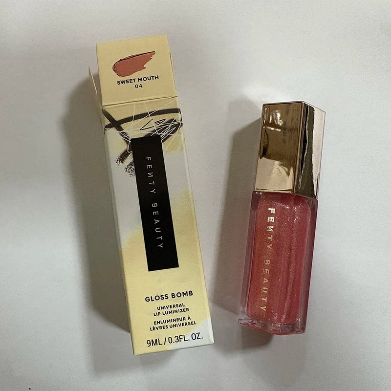 Brand Fenty Beauty Lip Gloss Glaze Moisten Shine Glitter Lip Plumper Makeup For Beginner Liquid Lipstick Female Makeup Cosmetics