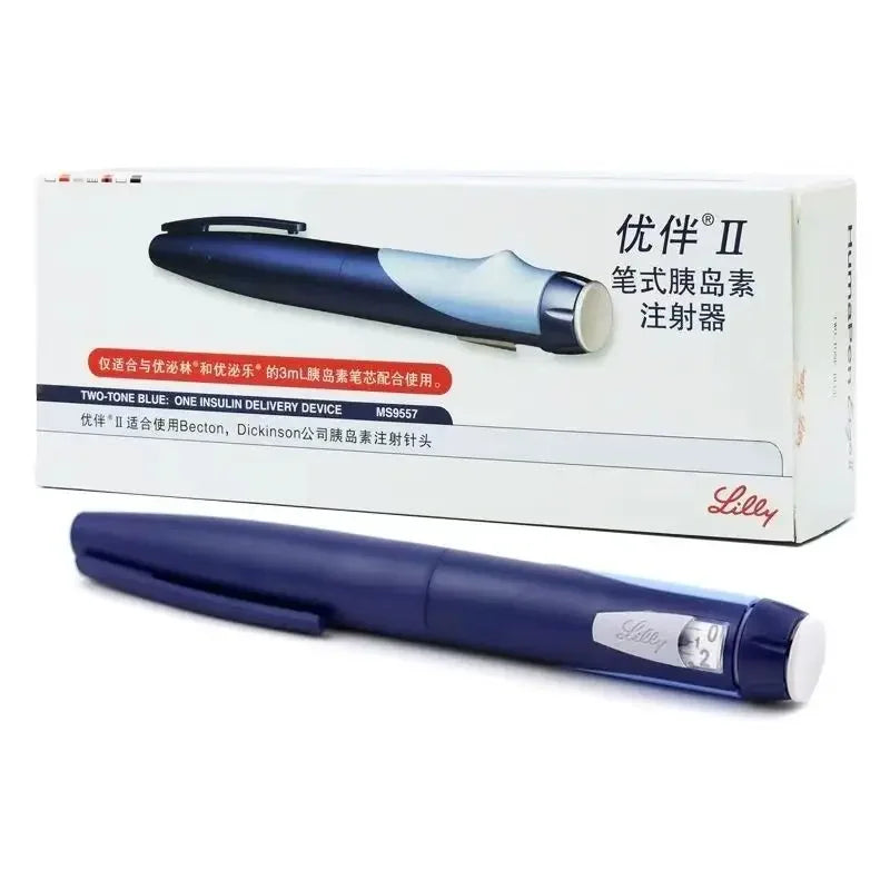Eli Lilly 2 Pen Type Insulin Syringe Is Suitable For 3mL Insulin Cartridge For Insulin Injection In The Treatment Of Diabetes