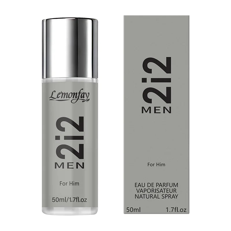 Lemonfay 2i2 Men Eau De Parfum For Him Natural Spray Long Lasting Fragrance 50ml/1.7fl.oz for Dating Daily Use