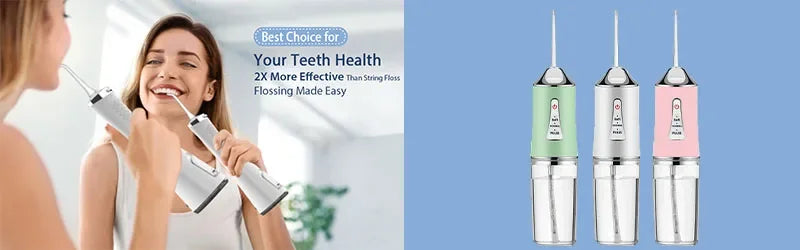 Powerful Water Oral Irrigation Irrigator Jet Ultrasound Air Ipx7 Waterproof Mouthwash Machines Dental Floss Flosser Irigator