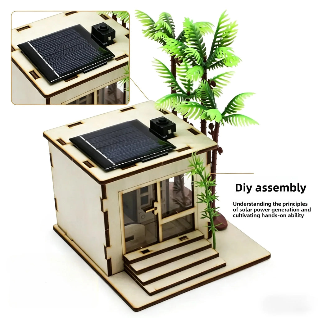 Solar  children's science and education experiment Diy handcrafted assembly model Children's science and education gift