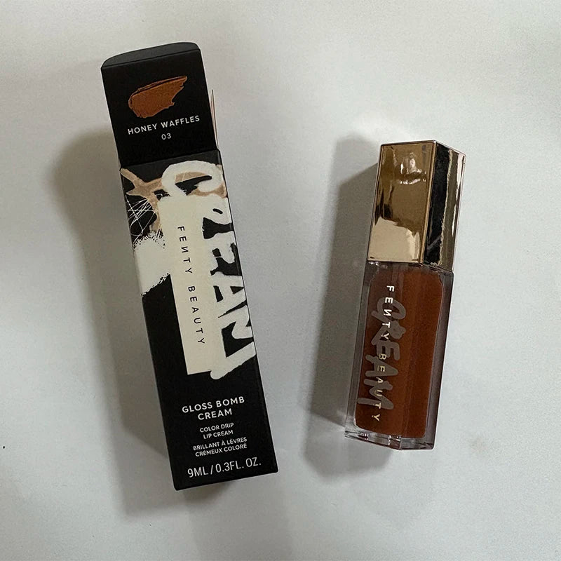 Brand Fenty Beauty Lip Gloss Glaze Moisten Shine Glitter Lip Plumper Makeup For Beginner Liquid Lipstick Female Makeup Cosmetics