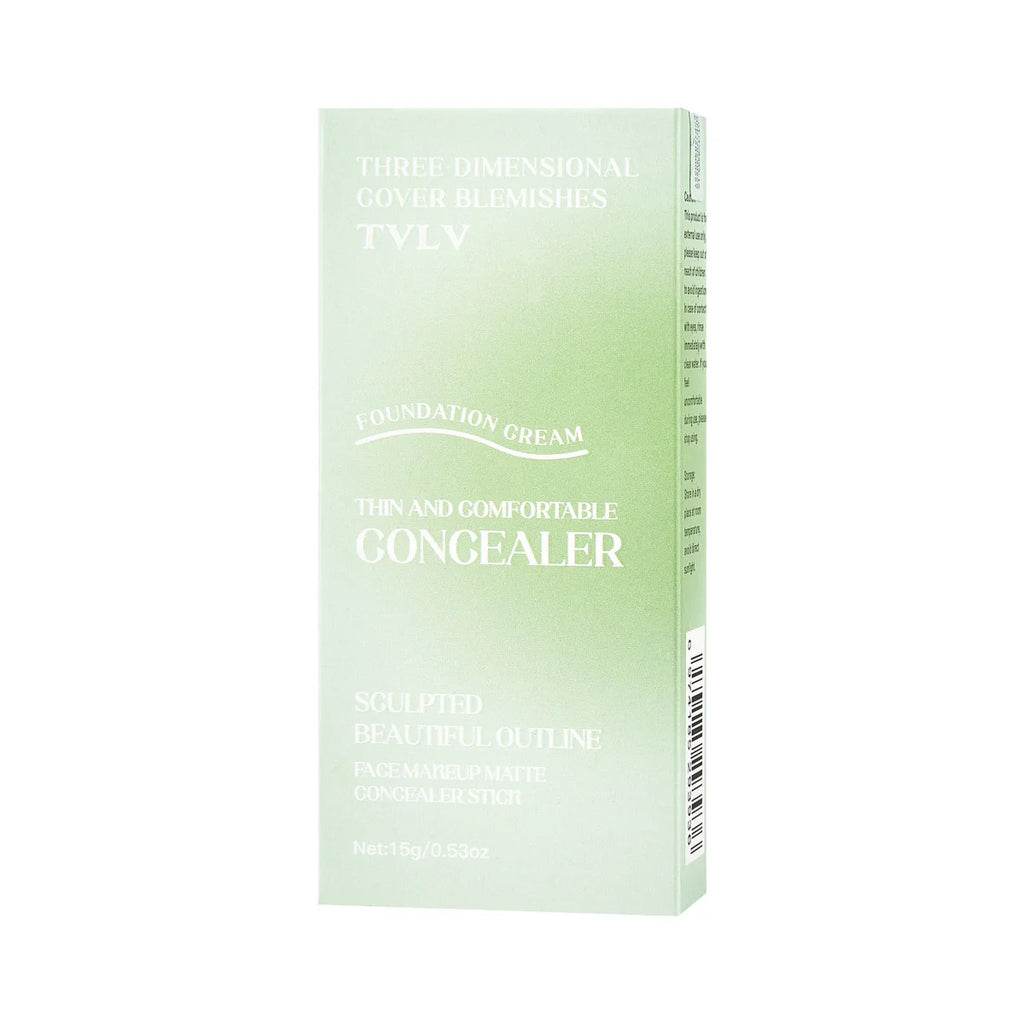 TVLV Lightweight Concealer Foundation Cream Hydrating Concealer Waterproof Sweatproof Non-Caking Eraser Foundation Makeup
