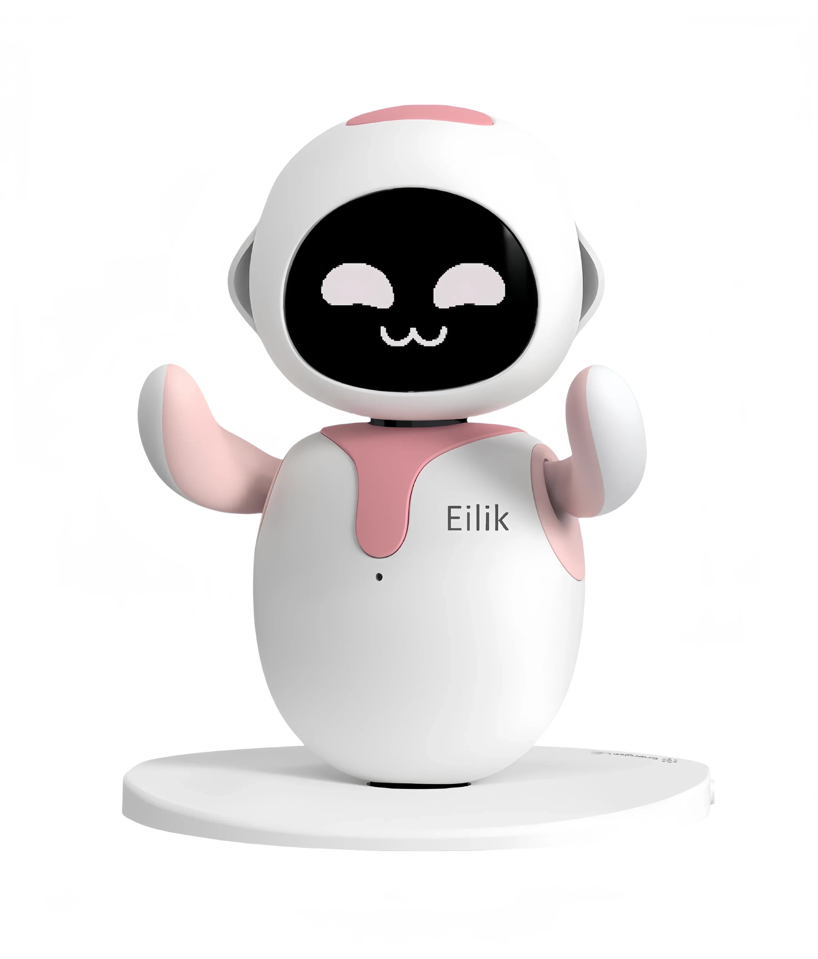 Eilik Pink - Touch Interactive Toys, Cute Robot Pets with Abundant Emotions. Idle Animations&Mini-Games, Unique Gift for Girls &