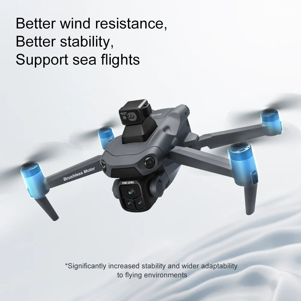 Lenovo V918 MAX GPS Drone 360° Laser obstacle avoidance 8K Professional Camera 3 Batteries WIFI Brushless RC Dron Quadcopter