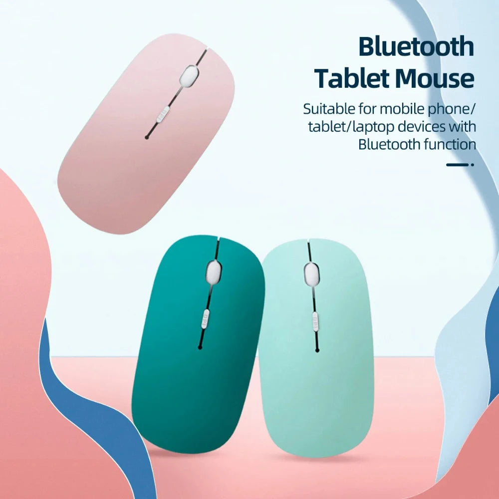 Bluetooth Wireless Mouse Replaceable Battery Mouse For Computer Laptop PC Macbook Air Gaming Mouse Gamer 2.4GHz 800/1200/1600DPI