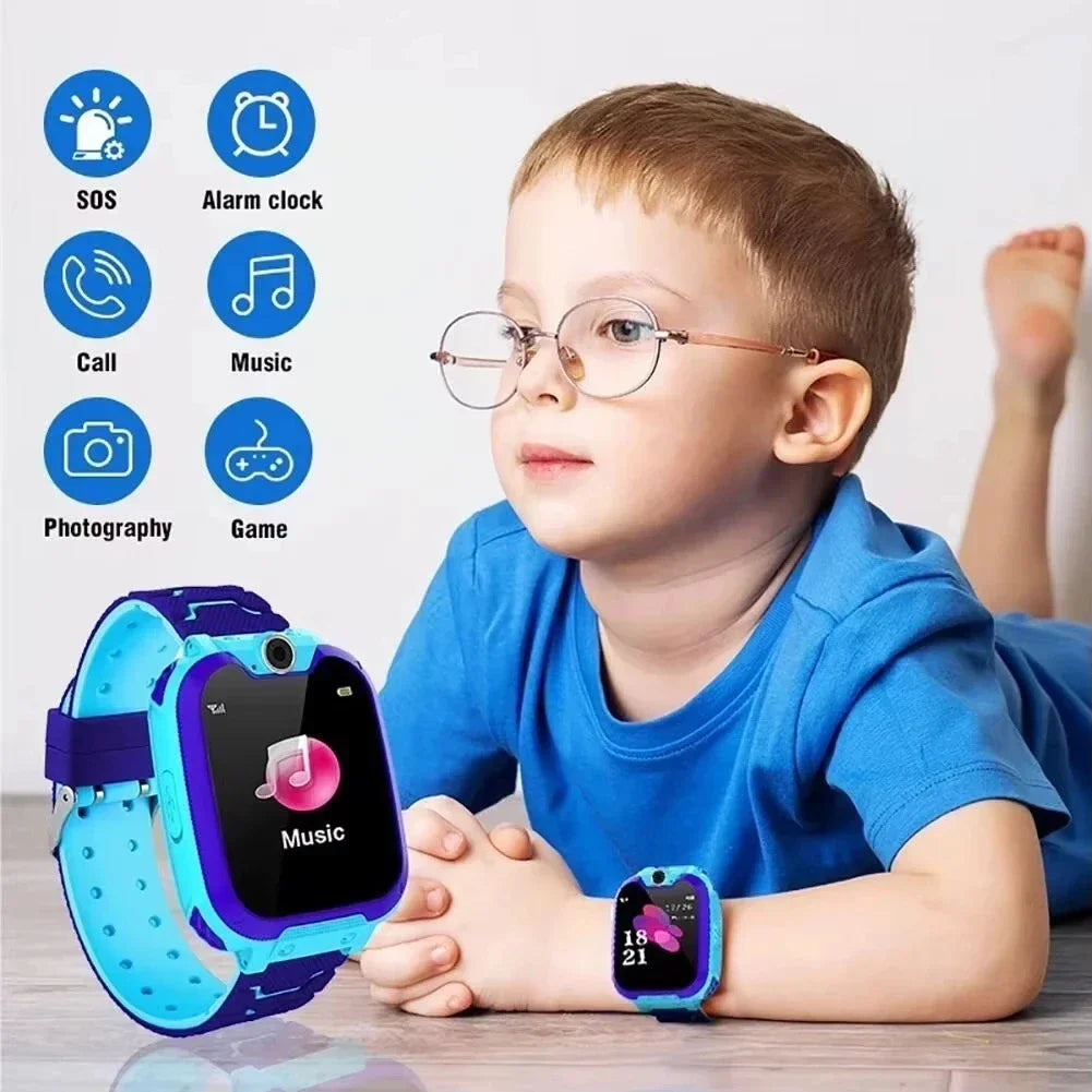 2026 New Lenovo Kids 5G Sim Card Smart Watch Call SOS GPS Location Child Smart Watch Camera Waterproof For Boys Girls Present