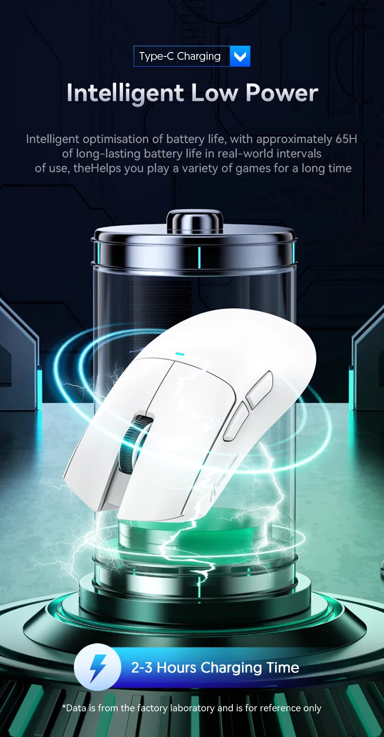 Attack Shark X11 Bluetooth Wireless Mouse Three Mode 2.4G PAW3311  RGB  PC Magnetic charging dock ,Gaming E-sports Mouse